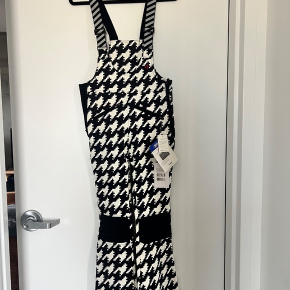 New Perfect Moment houndstooth ski bib (with tags) - Picture 4 of 4